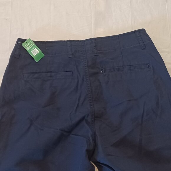 NWT Navy Uniform GAP Factory Mid-Rise Downtown Khakis - Picture 5 of 9